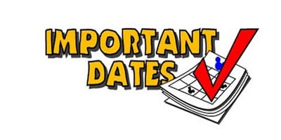 UPCOMING DATES